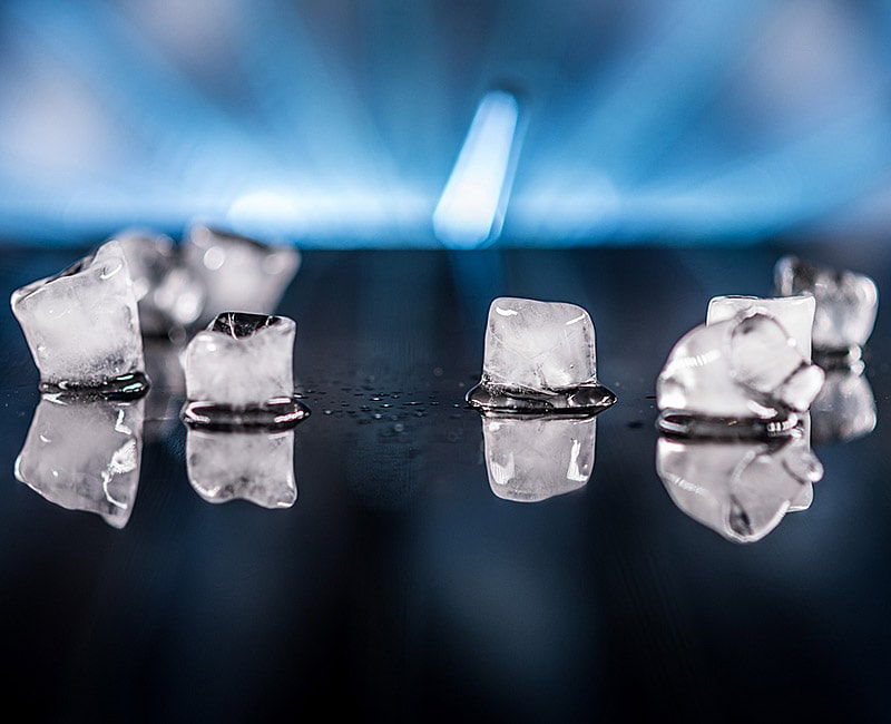 как убрать морщины лед