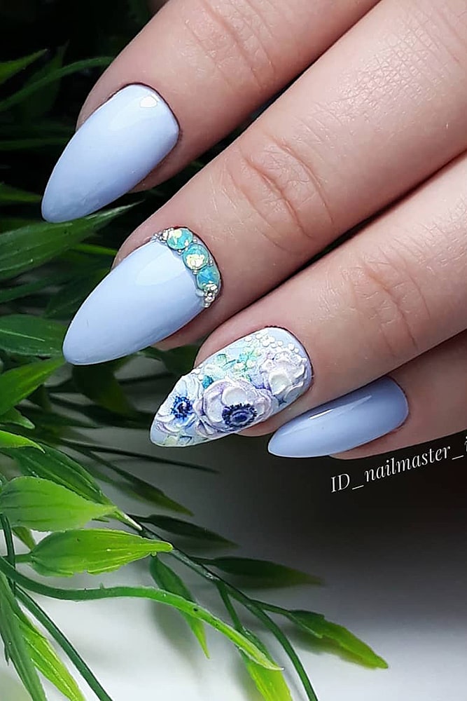 гель лак дизайн нежная сирень