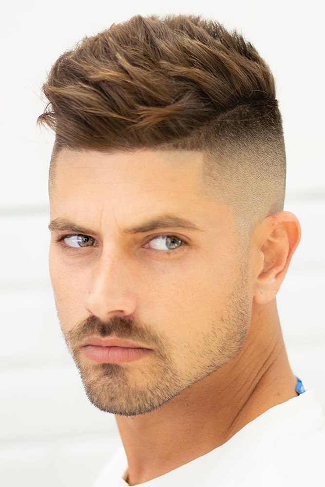 мужские стрижки кок