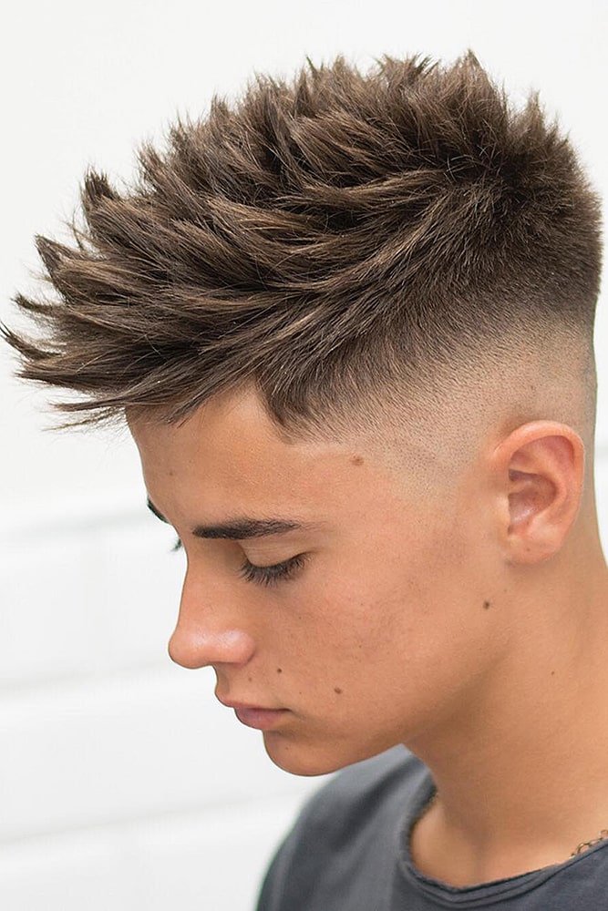 мужские стрижки иголки