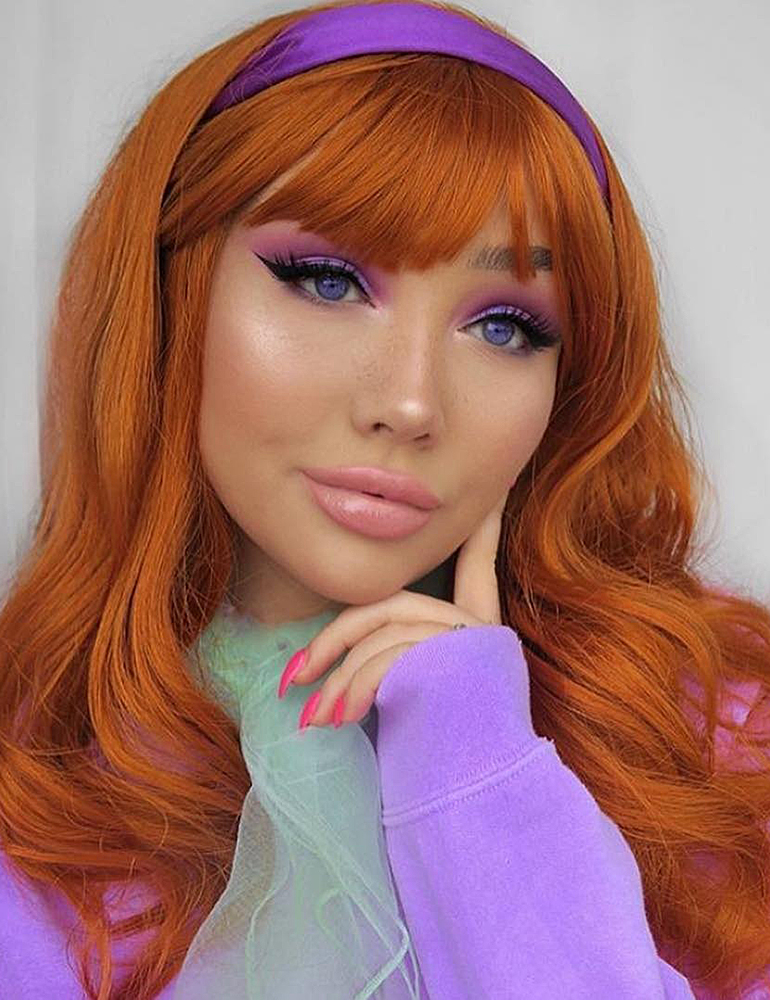 грим на хэллоуин дафна скуби ду