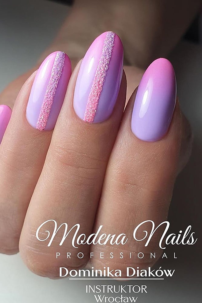 маникюр омбре ирис