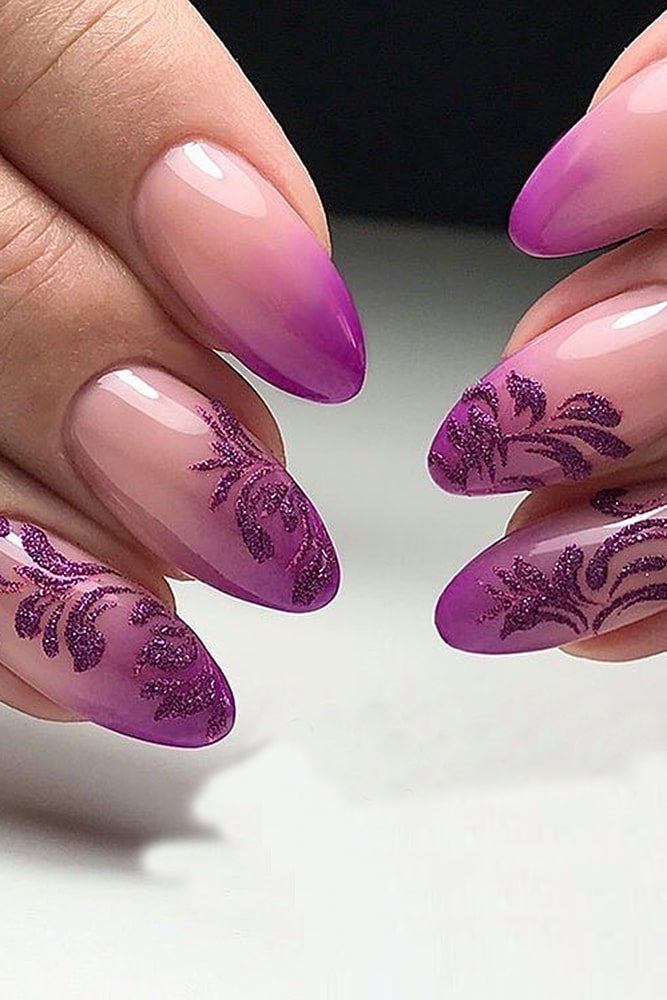 маникюр омбре узор