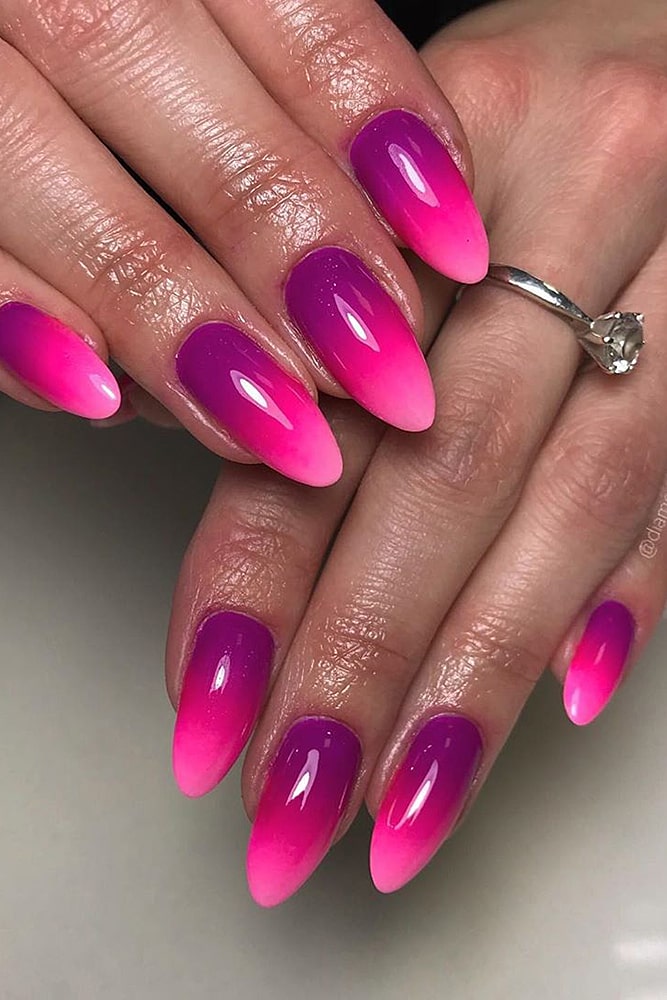 маникюр омбре цикломен