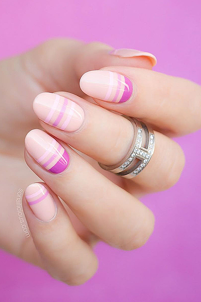 нежный маникюр нежно розовый маникюр стильный маникюр