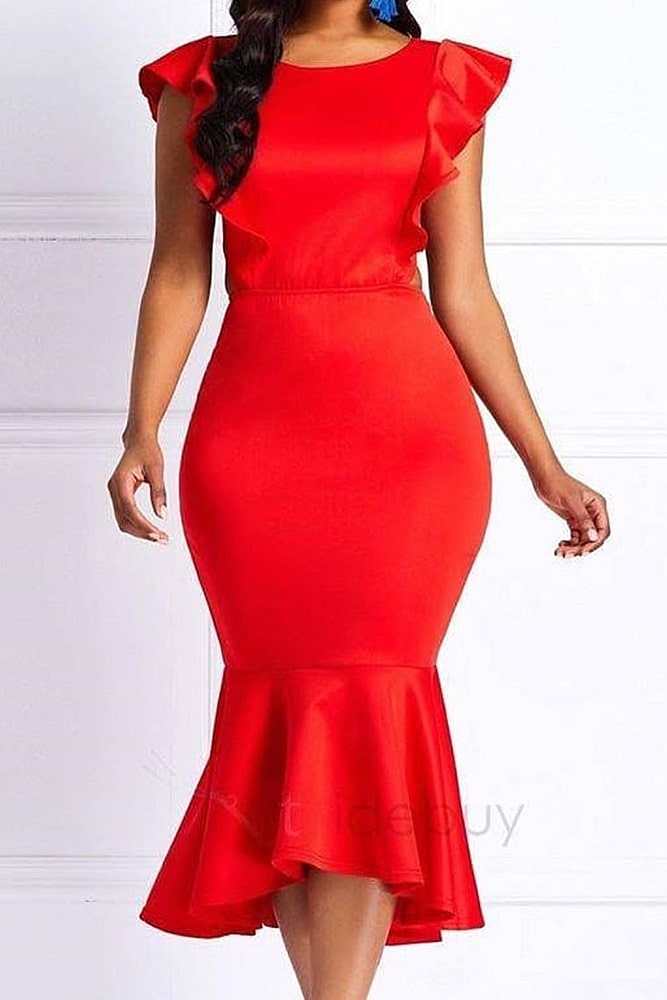 коктейльные платья алое годе