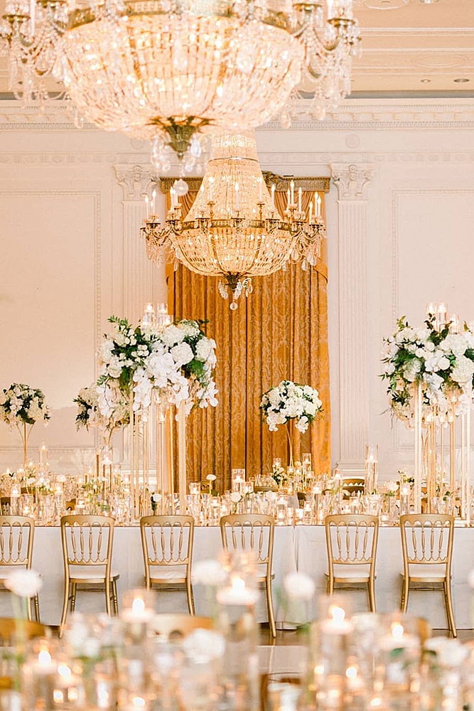 декор свадьбы свадьба в цвете золота
