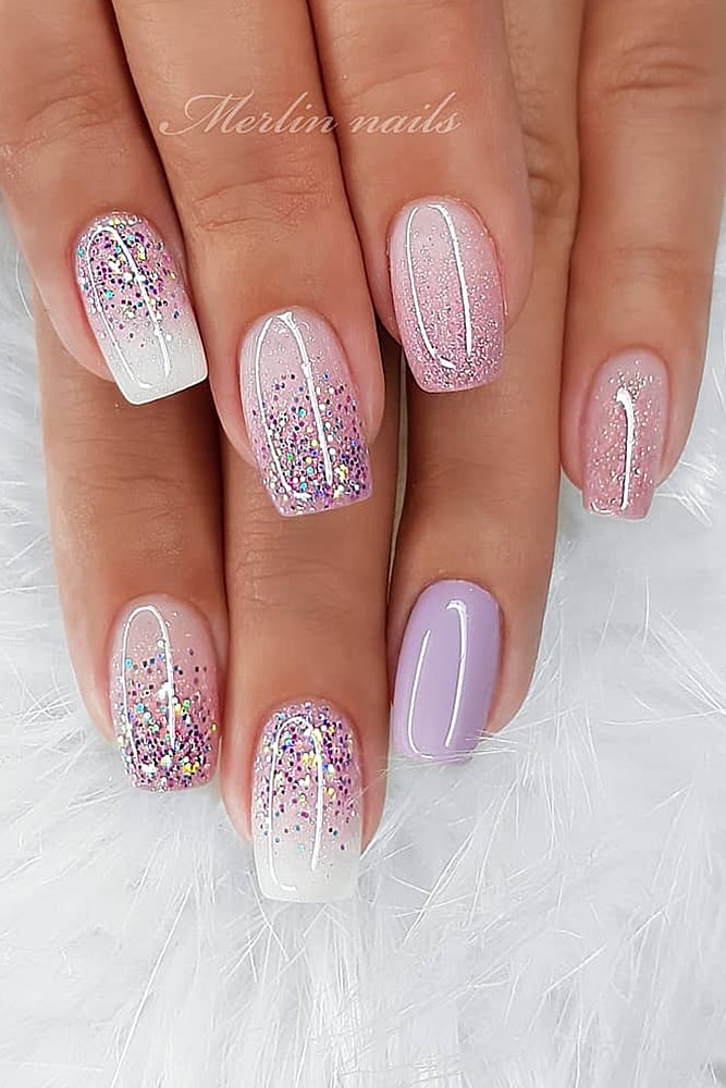 новогодний маникюр