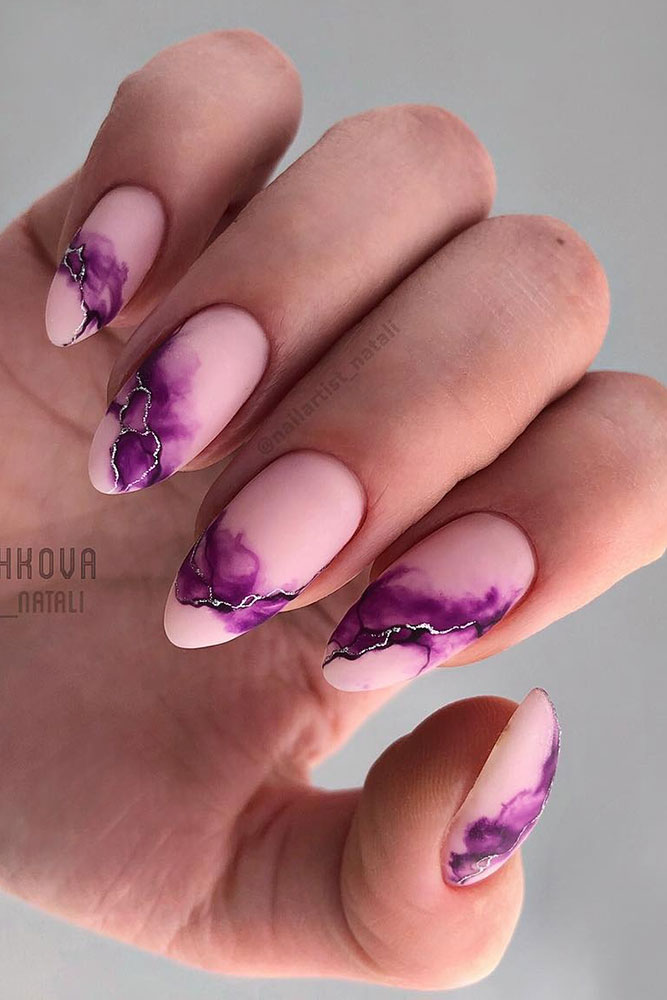 маникюр день святого валентина цикломены