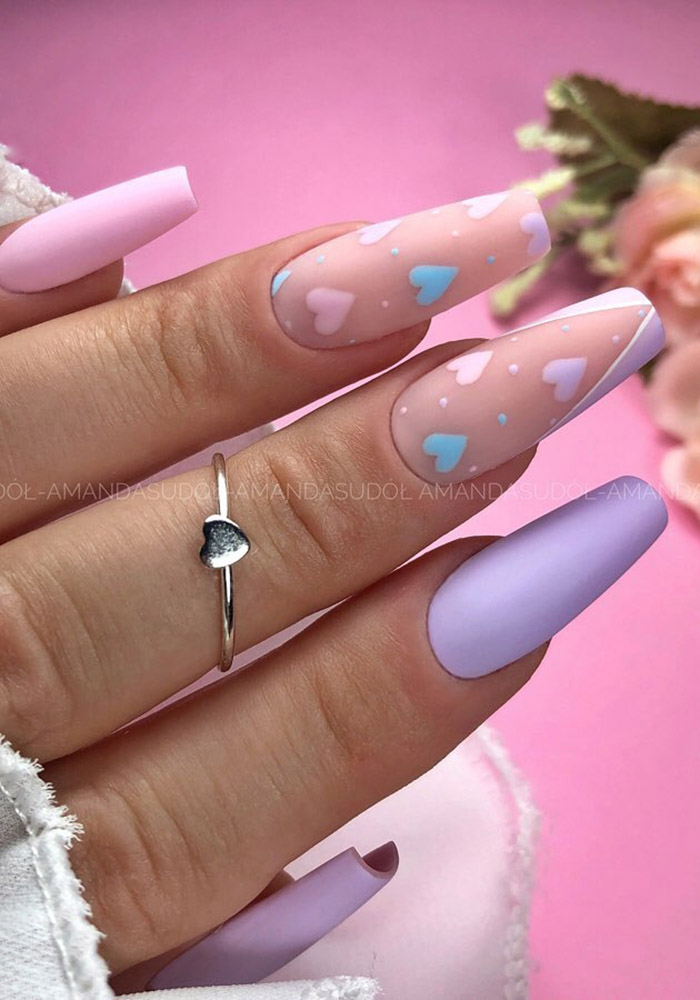 маникюр на 8 марта