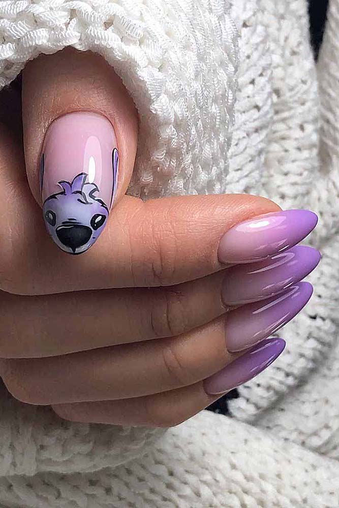 модный маникюр градиент